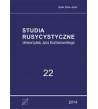 Studia Rusycystyczne, t. 22
