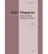 „Studia Pedagogiczne. Problemy społeczne, edukacyjne i artystyczne”,  t. 29