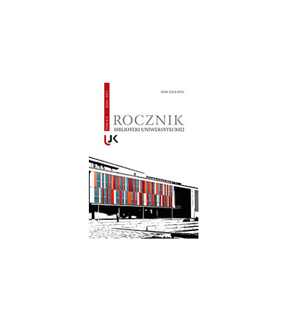 „Rocznik Biblioteki Uniwersyteckiej”,  t. 4-5, red. Jolanta Drążyk, Henryk Suchojad