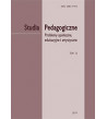 „Studia Pedagogiczne. Problemy społeczne, edukacyjne i artystyczne”,  t. 33