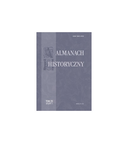 „Almanach Historyczny”, t. 23, z. 1