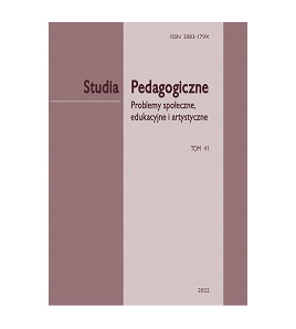 „Studia Pedagogiczne. Problemy społeczne, edukacyjne i artystyczne”,  t. 41